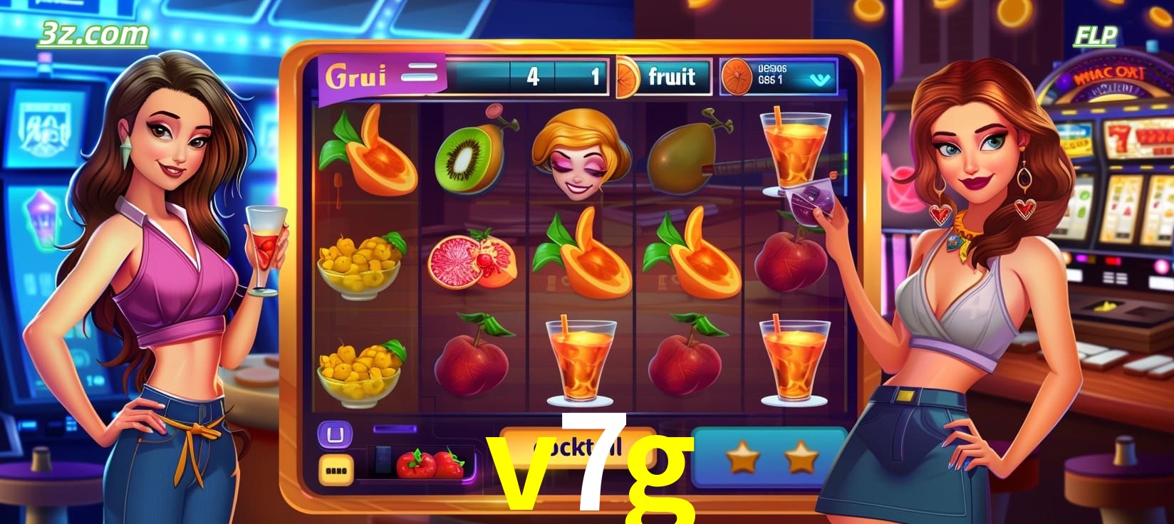 v7g cassino online com caça-níqueis de frutas e coquetéis coloridos