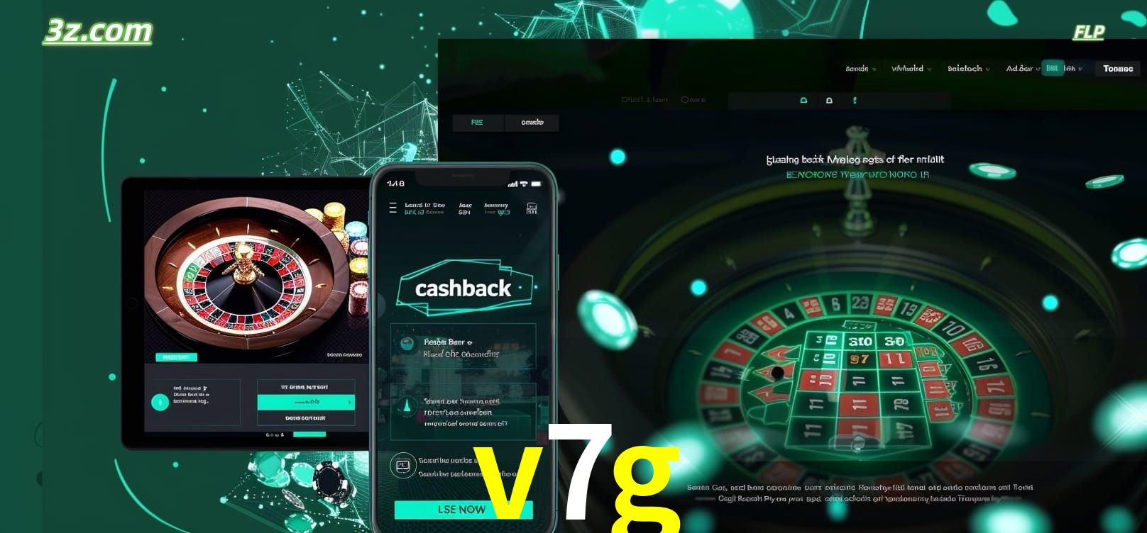 Jogue roleta em dispositivos móveis e desktop com v7g